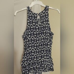 Old Navy Sleeveless Top in Navy and White